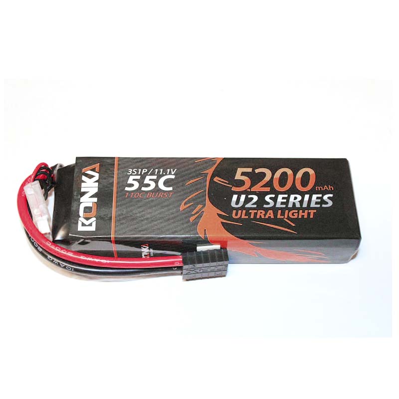 BONKA 5200mAh 55C 3S LiPo Battery for RC Helicopter